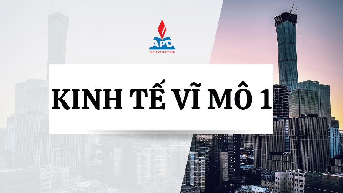 Kinh tế vĩ mô 1 APD - Hệ CLC - Học bằng tiếng Việt