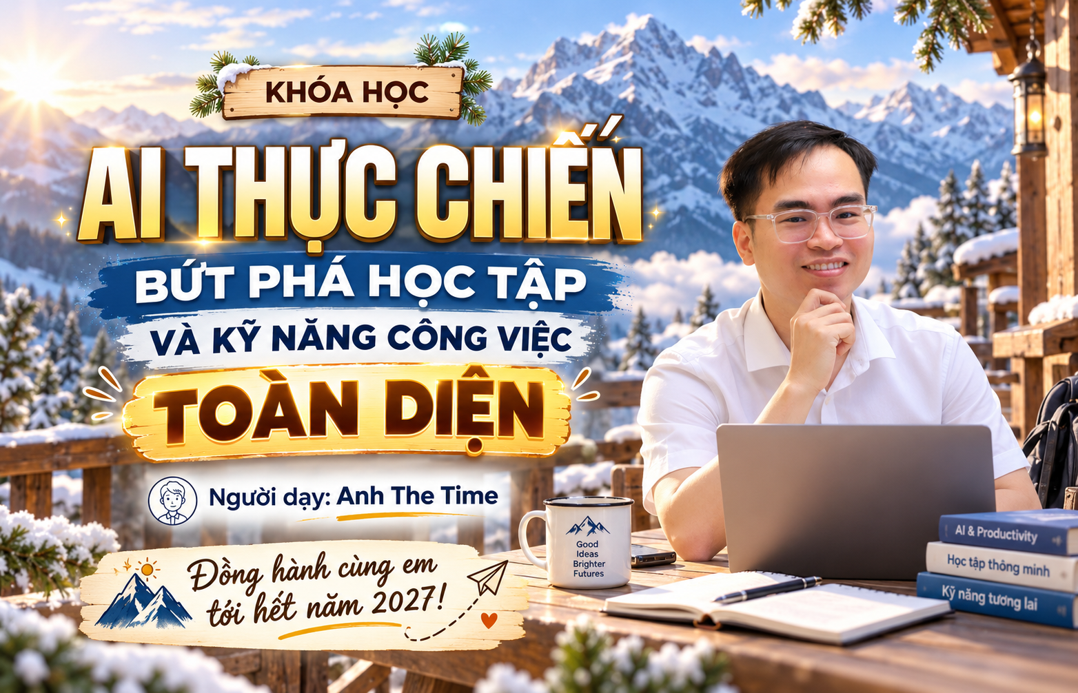 AI thực chiến bứt phá học tập và kỹ năng công việc - Toàn diện - chỉ dùng cho sinh viên đại học