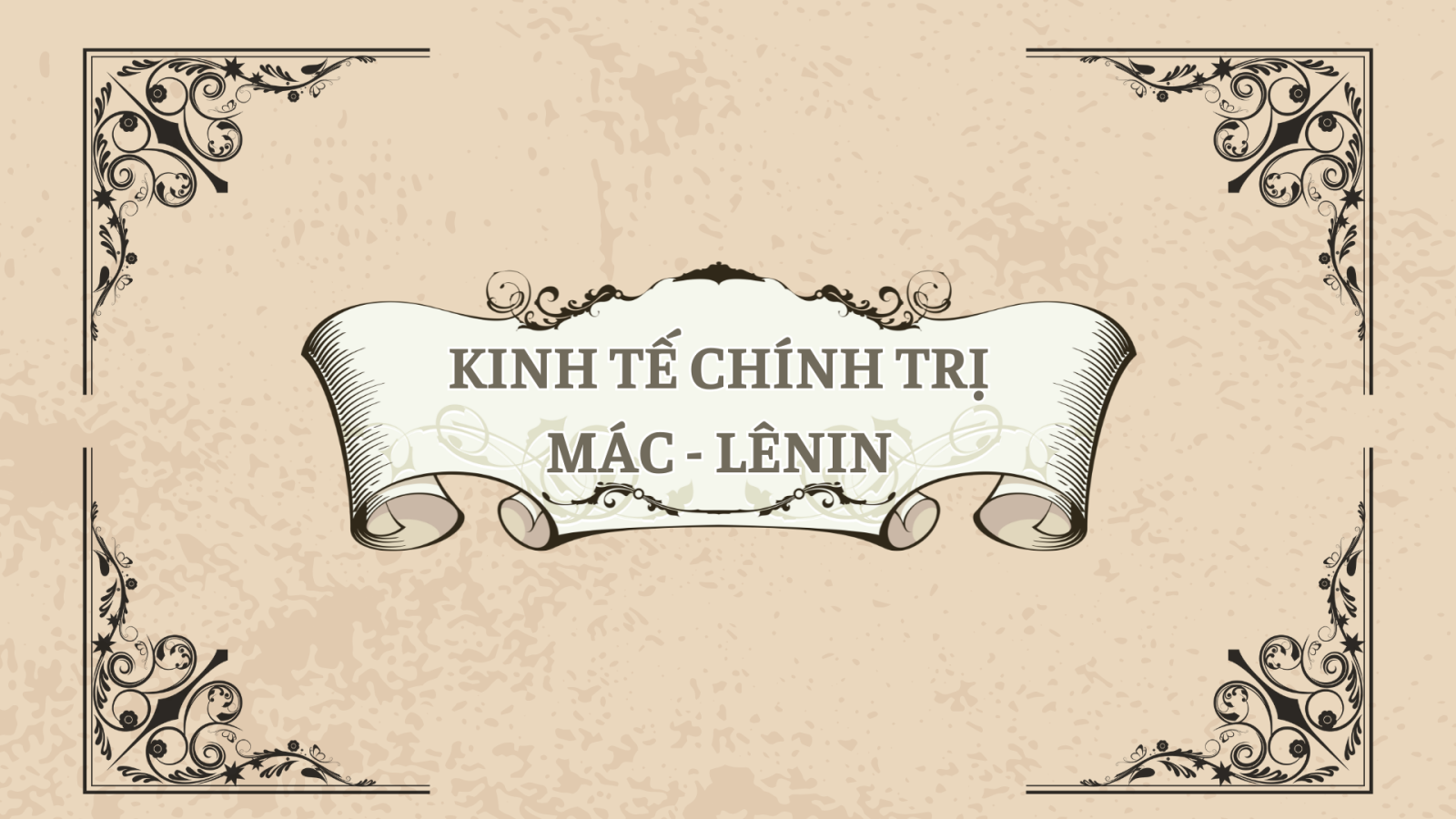Kinh tế chính trị Mác - Lênin