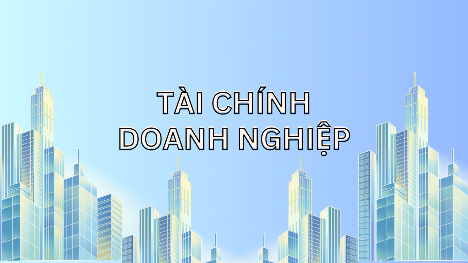 Tài chính doanh nghiệp